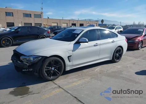 2018 BMW 430I Gran Coupe z USA, uszkodzony, nr VIN WBA4J1C57JBG78522